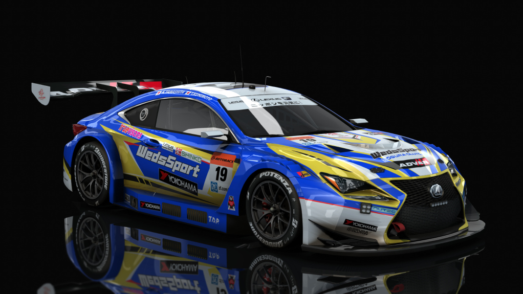 SRV Lexus RC F GT500, skin 2018 Wedssport 19