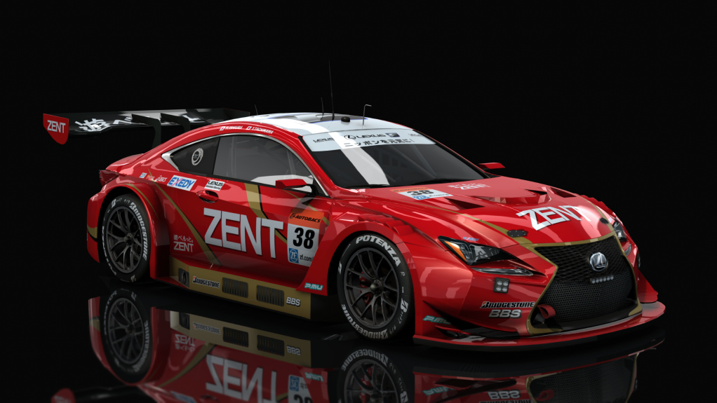 SRV Lexus RC F GT500, skin 2018 Zent 38