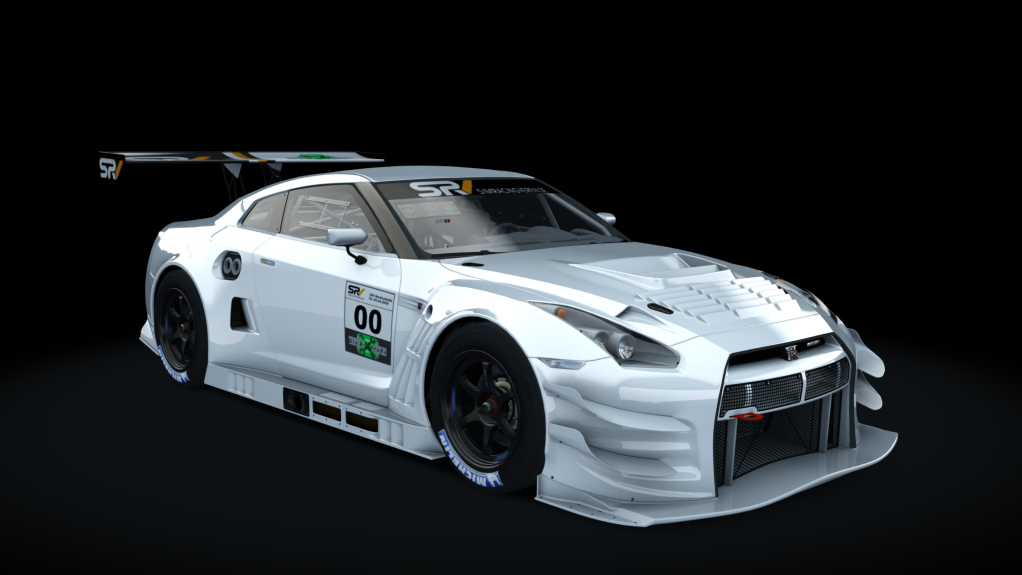 Nissan GT-R GT3 SRV, skin Tamplate