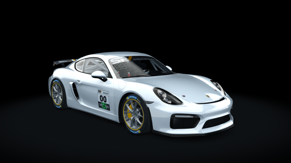 Porsche Cayman GT4 SRV, skin Tamplate