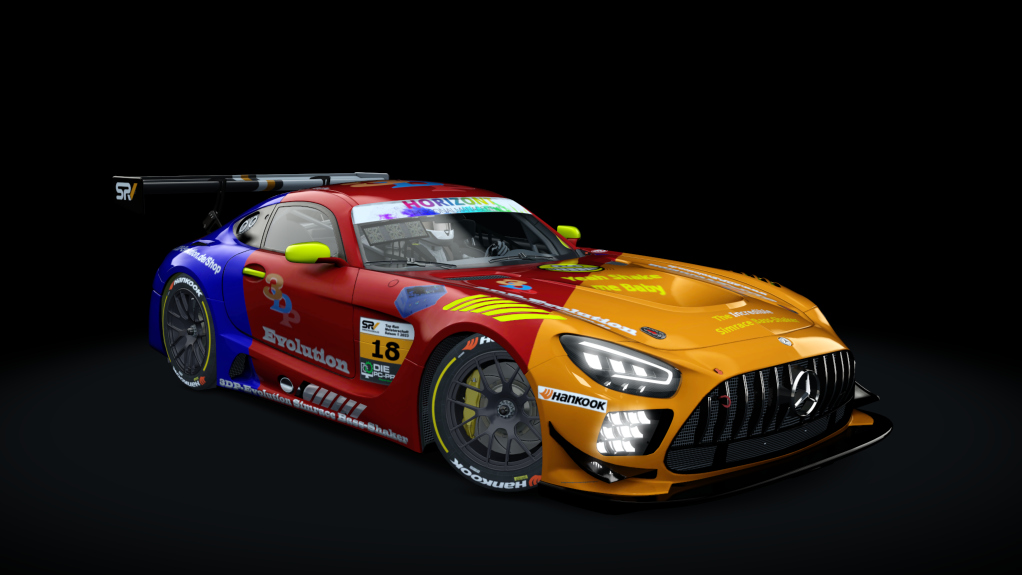 STR AMG GT3 Evo, skin STR_18_2023