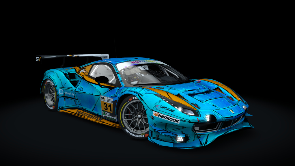 STR Ferrari 488 GT3 EVO, skin STR_31_2023