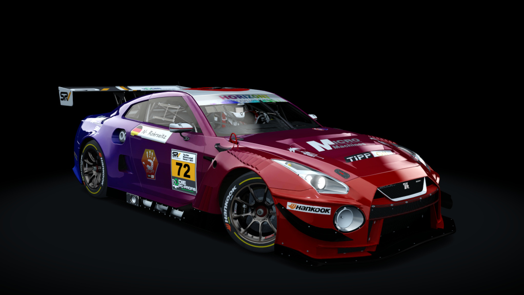 STR Nissan GT-R GT3 2018, skin STR_72_2023