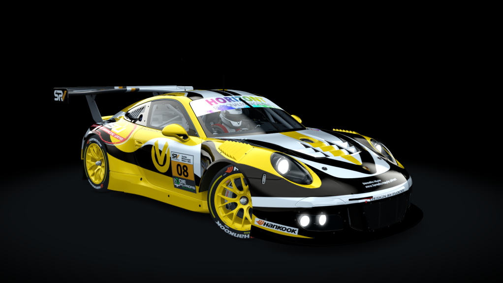 STR Porsche 911 GT3 R, skin STR_08_2023