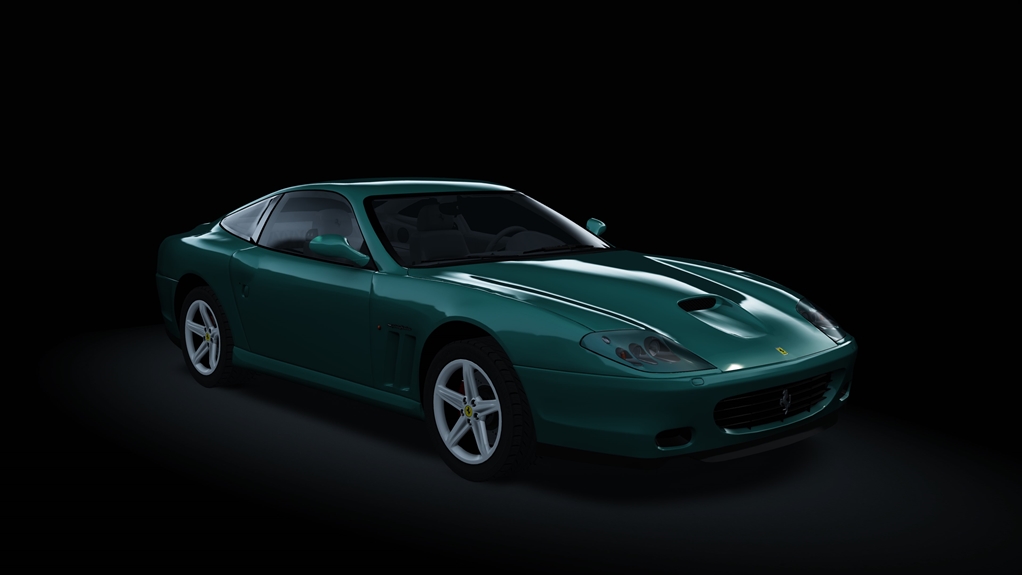 Ferrari 575M Maranello GTC Handling Pack, skin Verde_Mugello