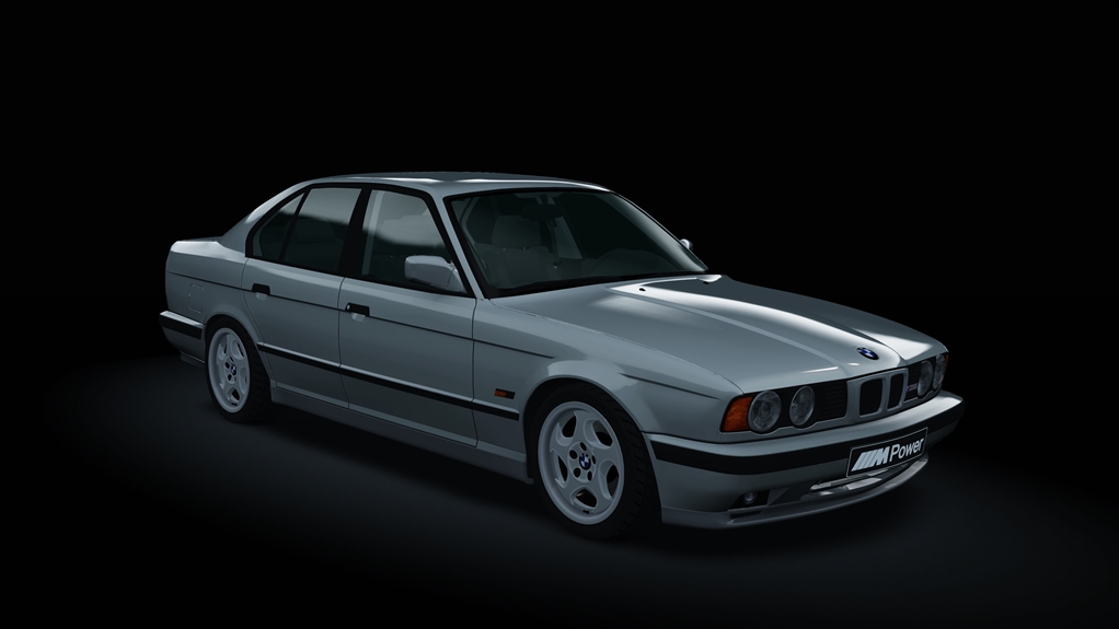 BMW M5 (E34), skin Arctic_Gray