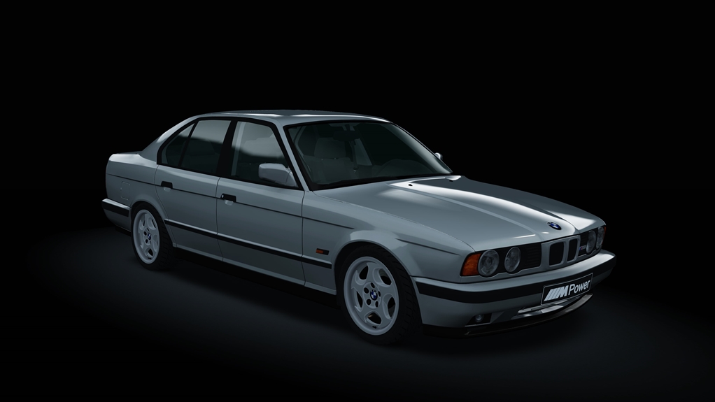 BMW M5 (E34), skin Arctic_Gray_b