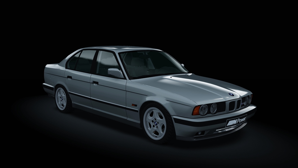 BMW M5 (E34), skin Arctic_Gray_c