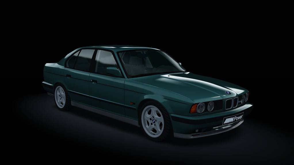 BMW M5 (E34), skin Ascot_Green