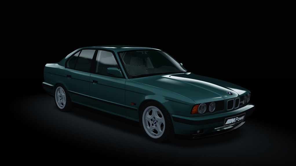 BMW M5 (E34), skin Ascot_Green_b