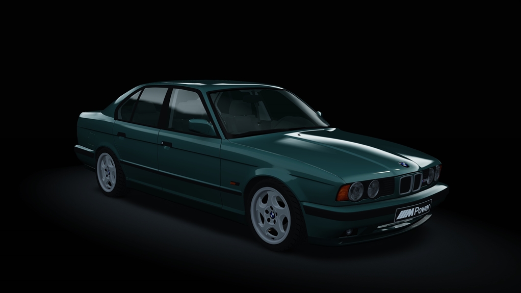 BMW M5 (E34), skin Ascot_Green_c