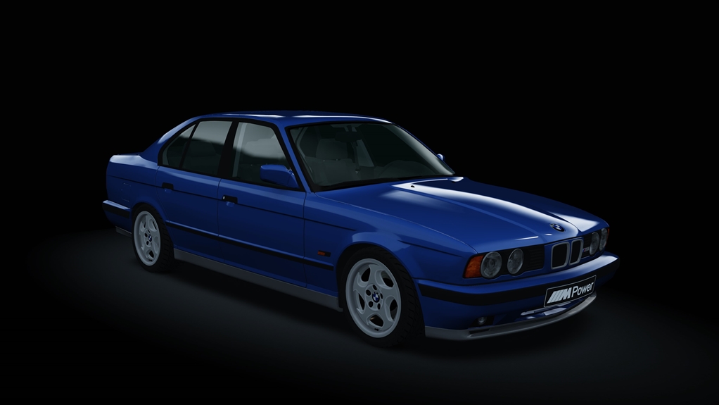 BMW M5 (E34), skin Avus_Blau