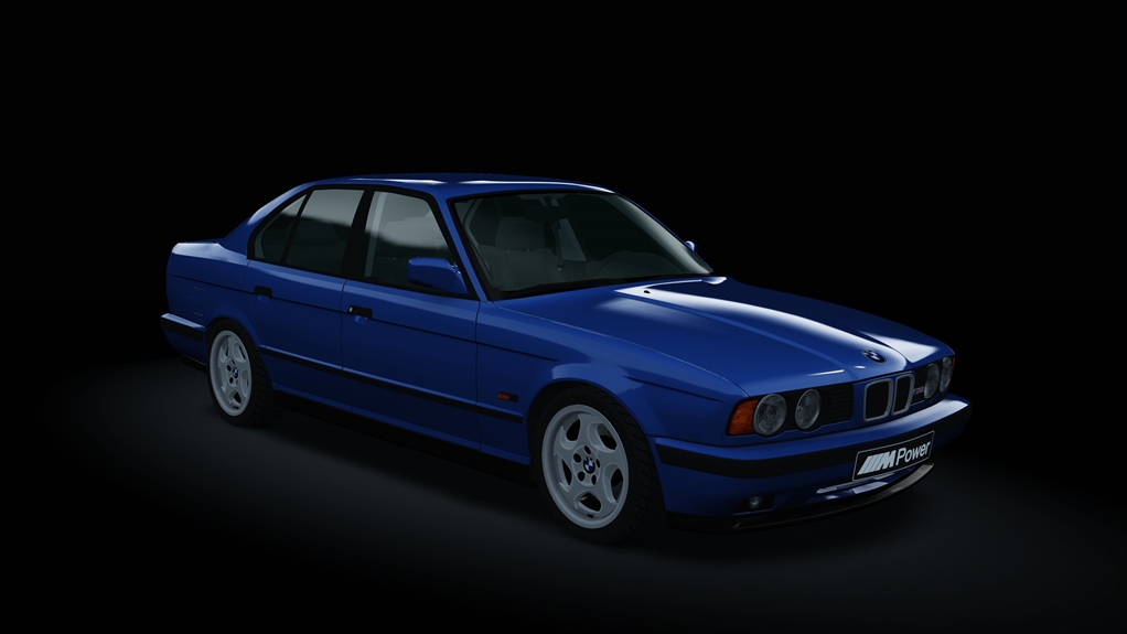 BMW M5 (E34), skin Avus_Blau_b