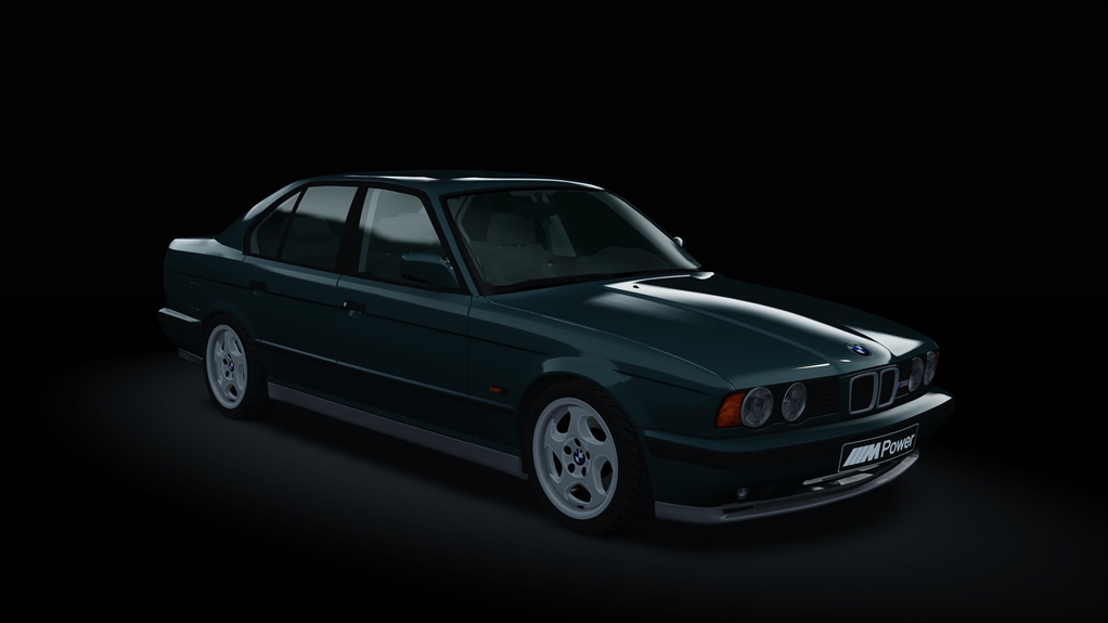 BMW M5 (E34), skin Boston_Green