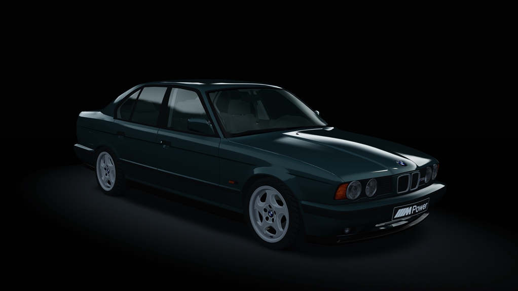 BMW M5 (E34), skin Boston_Green_b