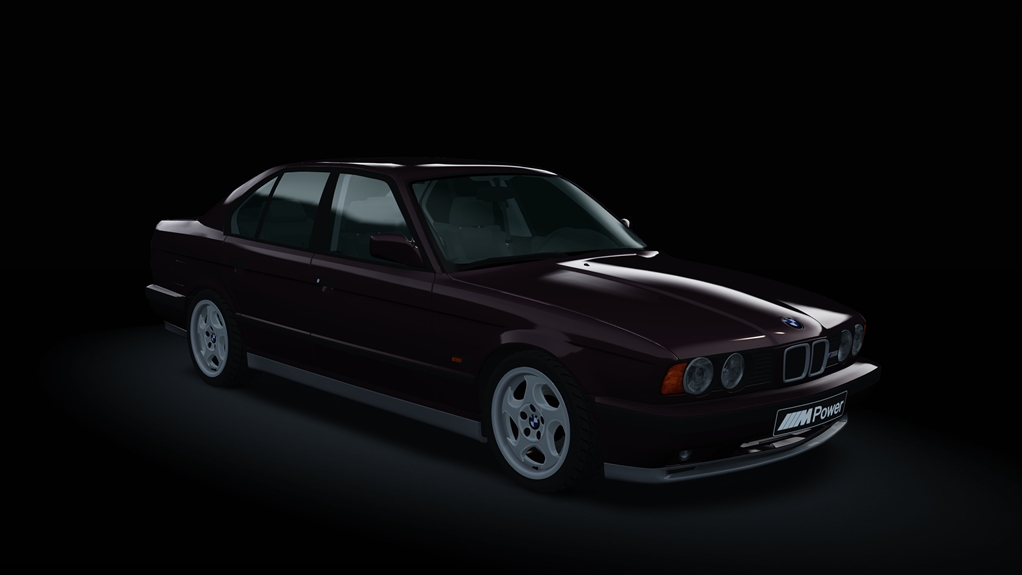 BMW M5 (E34), skin Brocade_Red