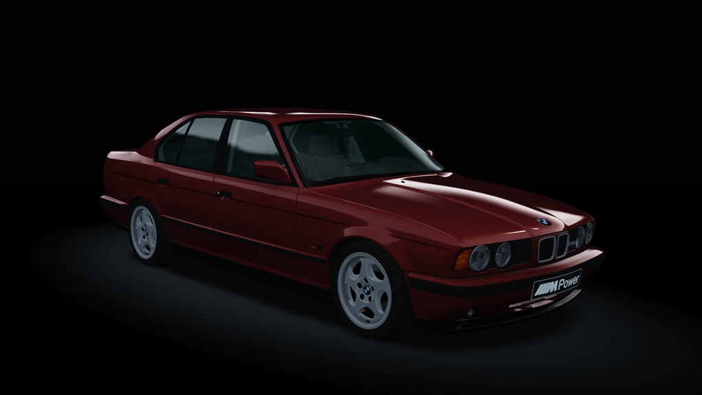 BMW M5 (E34), skin Calypso_Red_b