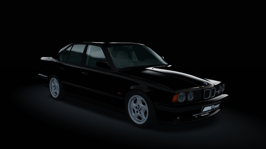 BMW M5 (E34), skin Cosmos_Black_b