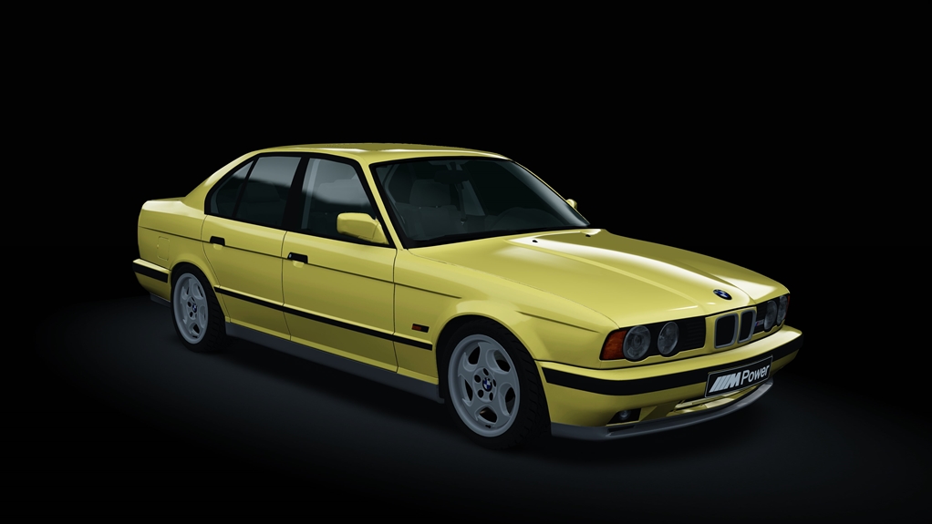 BMW M5 (E34), skin Dakar_Yellow