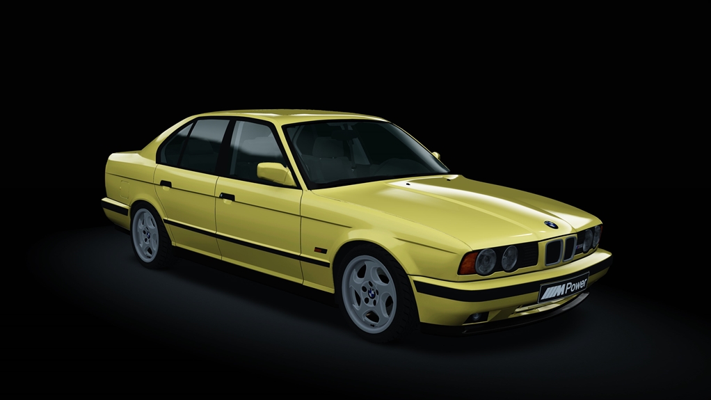 BMW M5 (E34), skin Dakar_Yellow_b