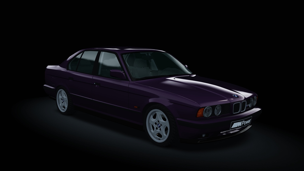 BMW M5 (E34), skin Daytona_Violet_b