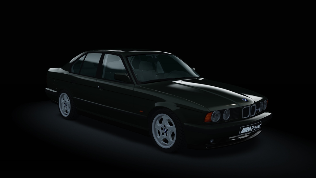 BMW M5 (E34), skin Diamond_Black_b