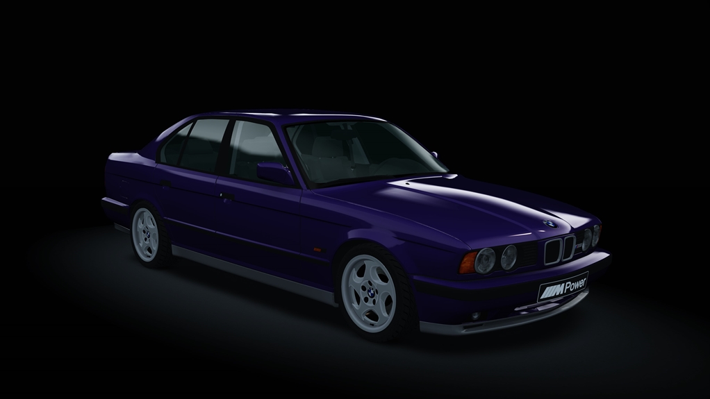 BMW M5 (E34), skin Mauritius_Blau