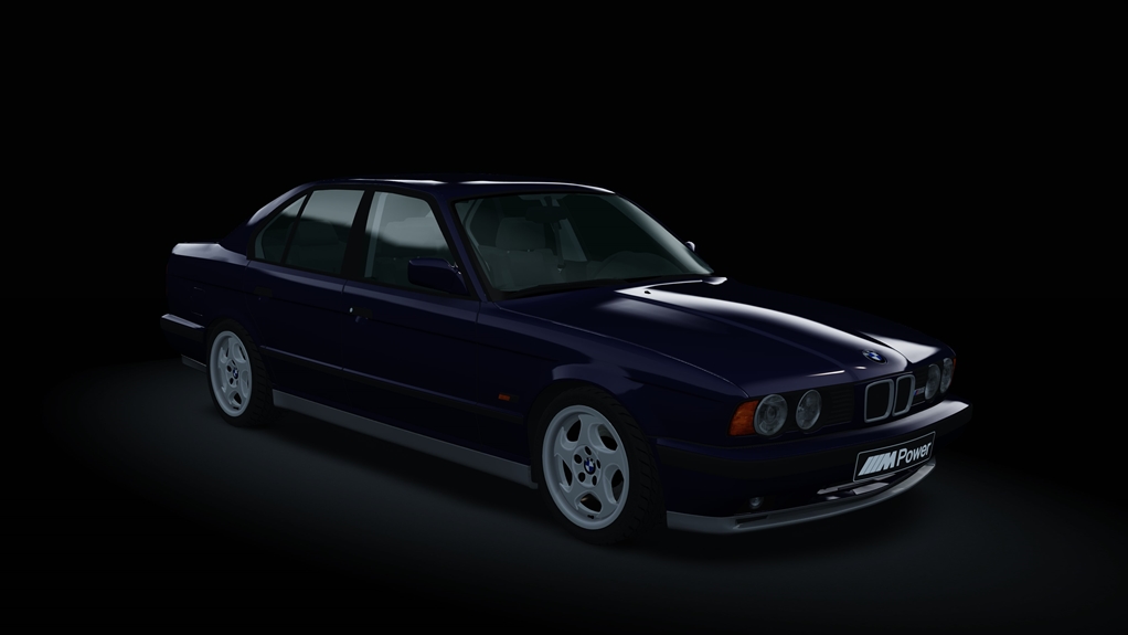 BMW M5 (E34), skin Orient_Blau