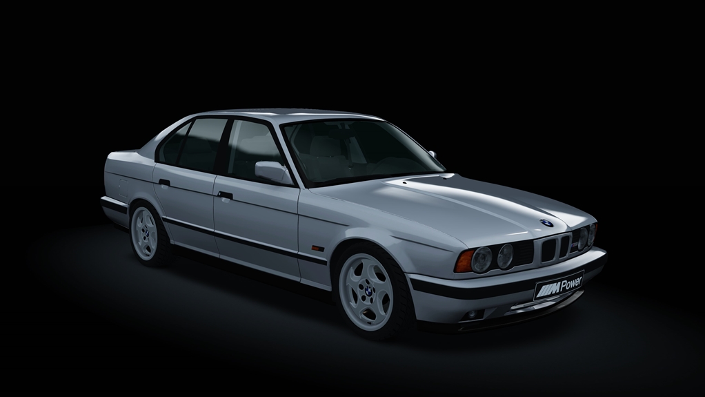 BMW M5 (E34), skin Silver_b