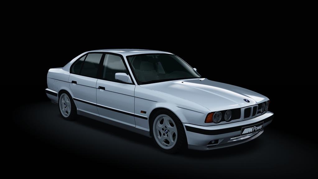 BMW M5 (E34), skin Sterling_Silver