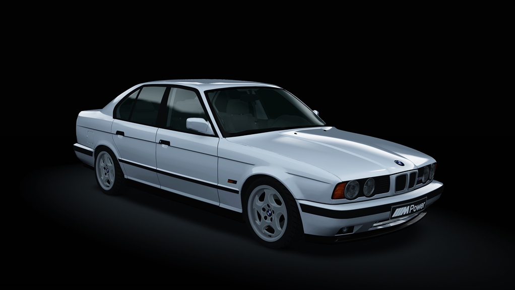 BMW M5 (E34), skin Sterling_Silver_b