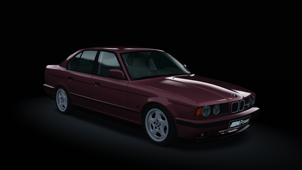 BMW M5 (E34), skin Titan_Red_b