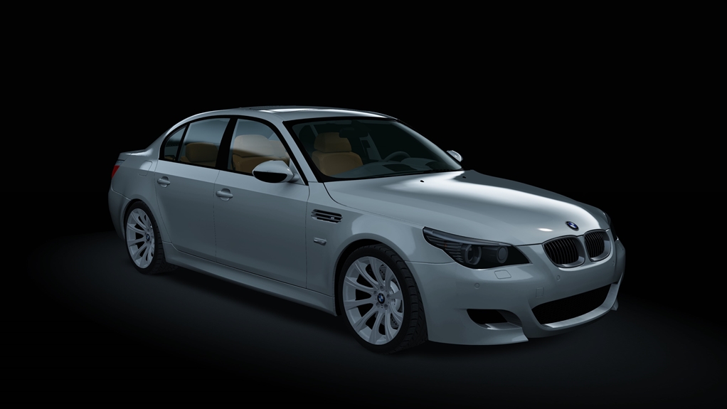 BMW M5 (E60 Manual), skin Silver_Grey_Metallic