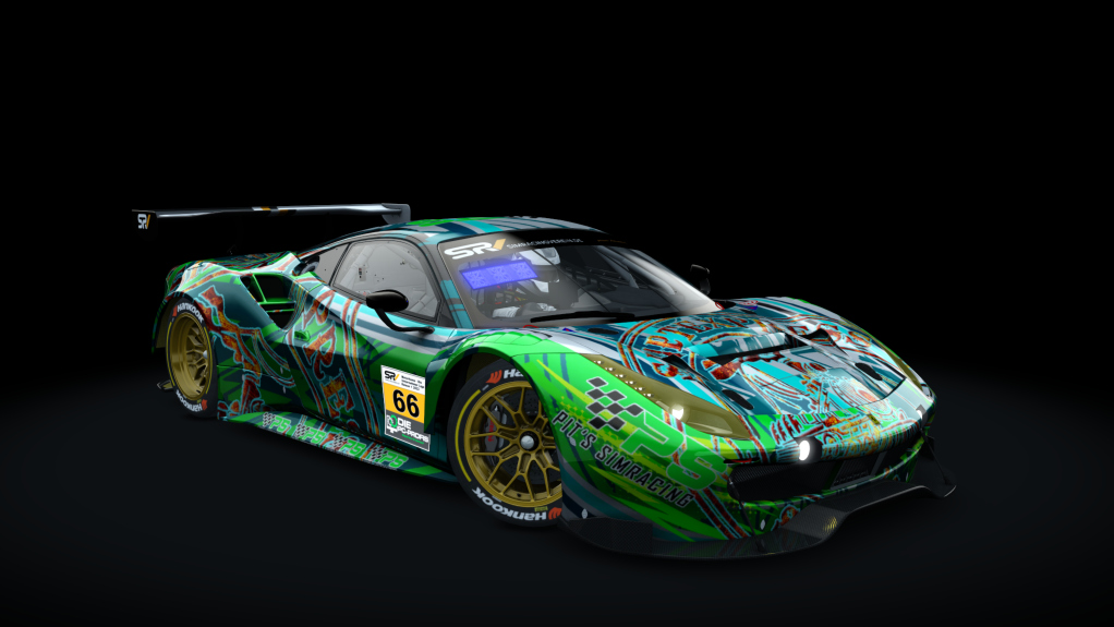 SUC Ferrari 488 GT3, skin SUC_66_2022