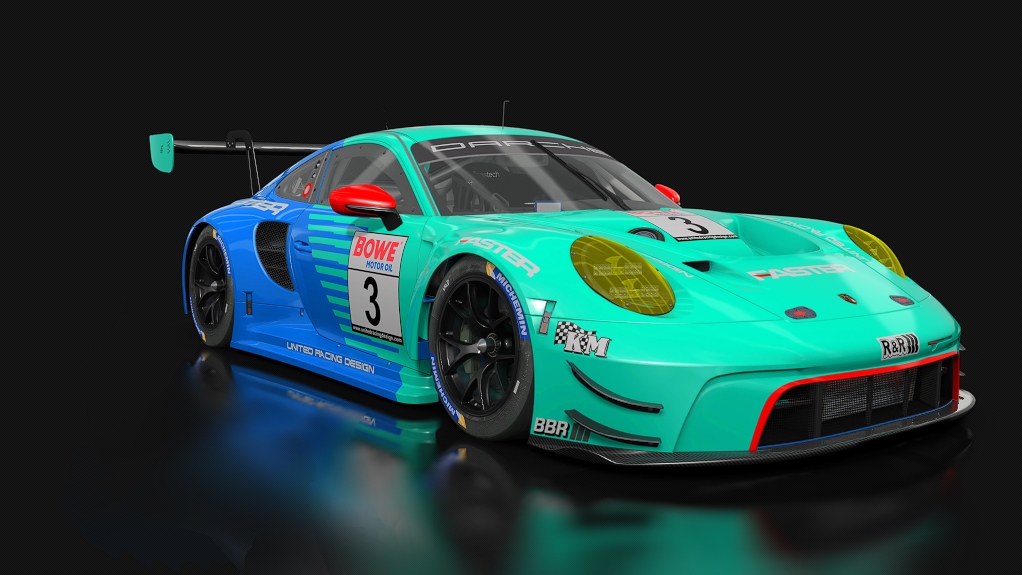 Darche 992 GT3-R 2023, skin #3_URD_Faster