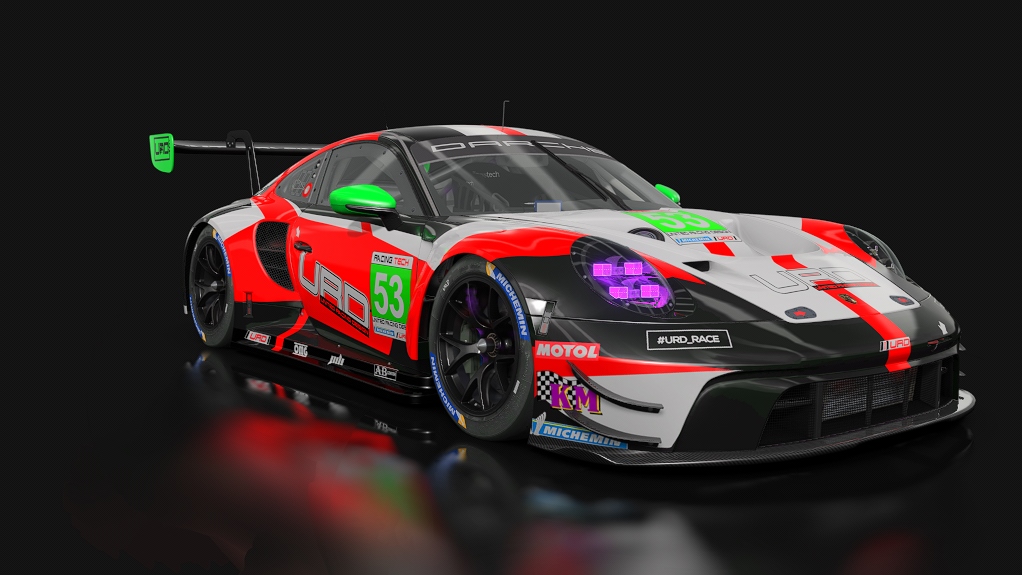 Darche 992 GT3-R 2023, skin #53_URD