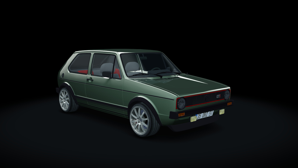 VOLKSWAGEN GOLF GTI MK1 1.8T, skin cactus_green