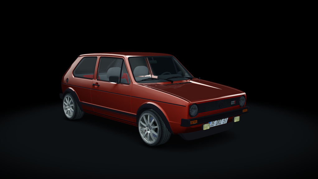 VOLKSWAGEN GOLF GTI MK1 1.8T, skin misano_red