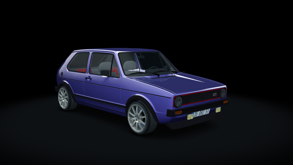 VOLKSWAGEN GOLF GTI MK1 1.8T, skin slate_blue