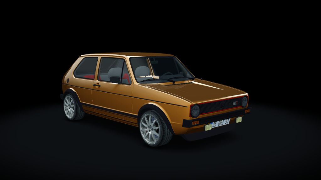 VOLKSWAGEN GOLF GTI MK1 1.8T, skin solar_orange