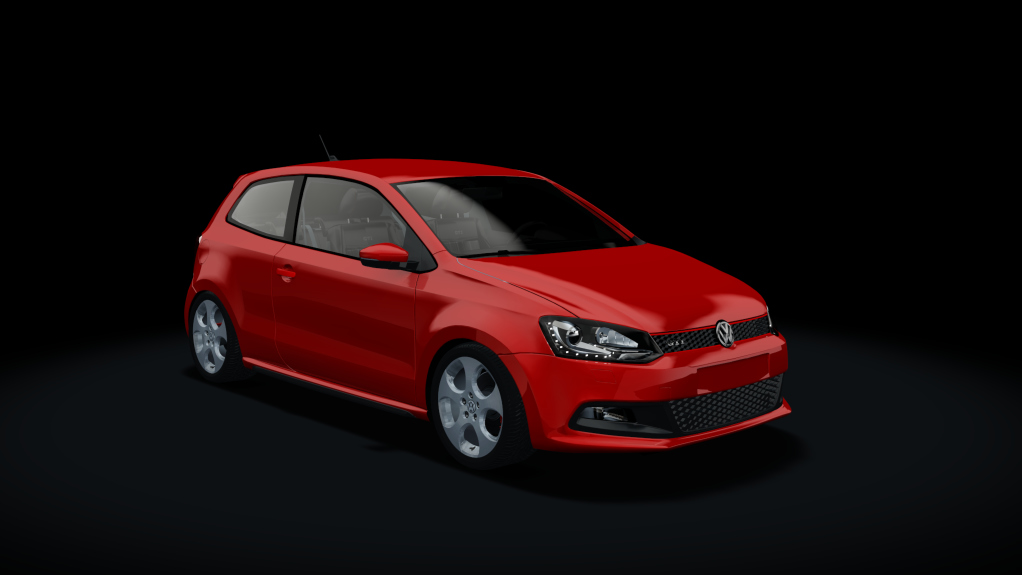 Volkswagen Polo GTI, skin Flash Red