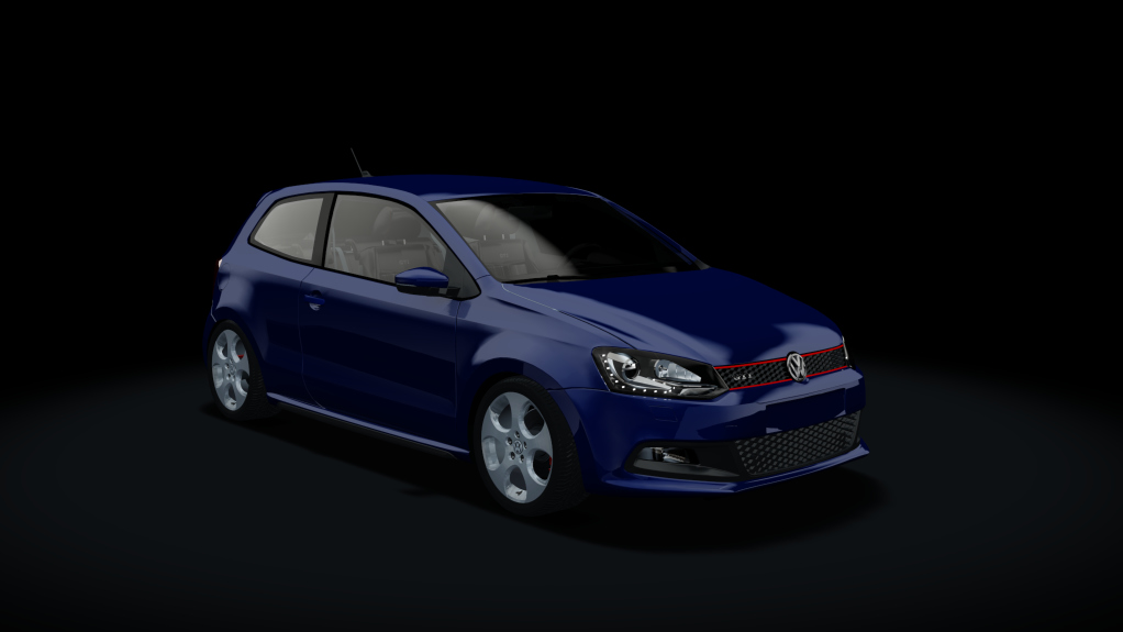 Volkswagen Polo GTI, skin Shadow Blue