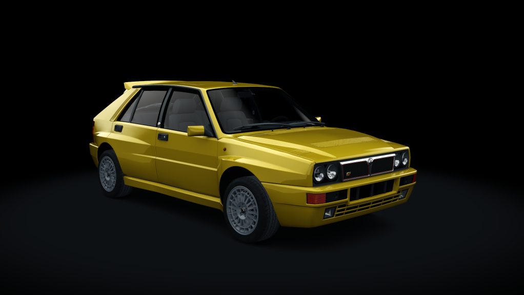 Lancia Delta HF Integrale Evoluzione S1, skin Giallo Ginestra