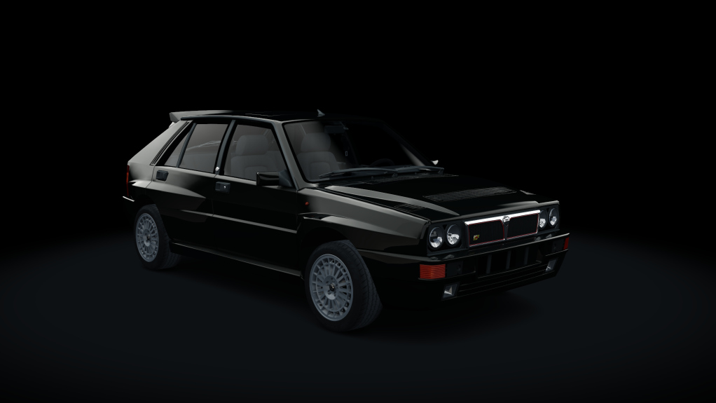 Lancia Delta HF Integrale Evoluzione S1, skin Nero Metallizzato