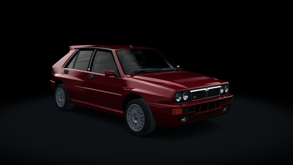 Lancia Delta HF Integrale Evoluzione S1, skin Rosso Winner