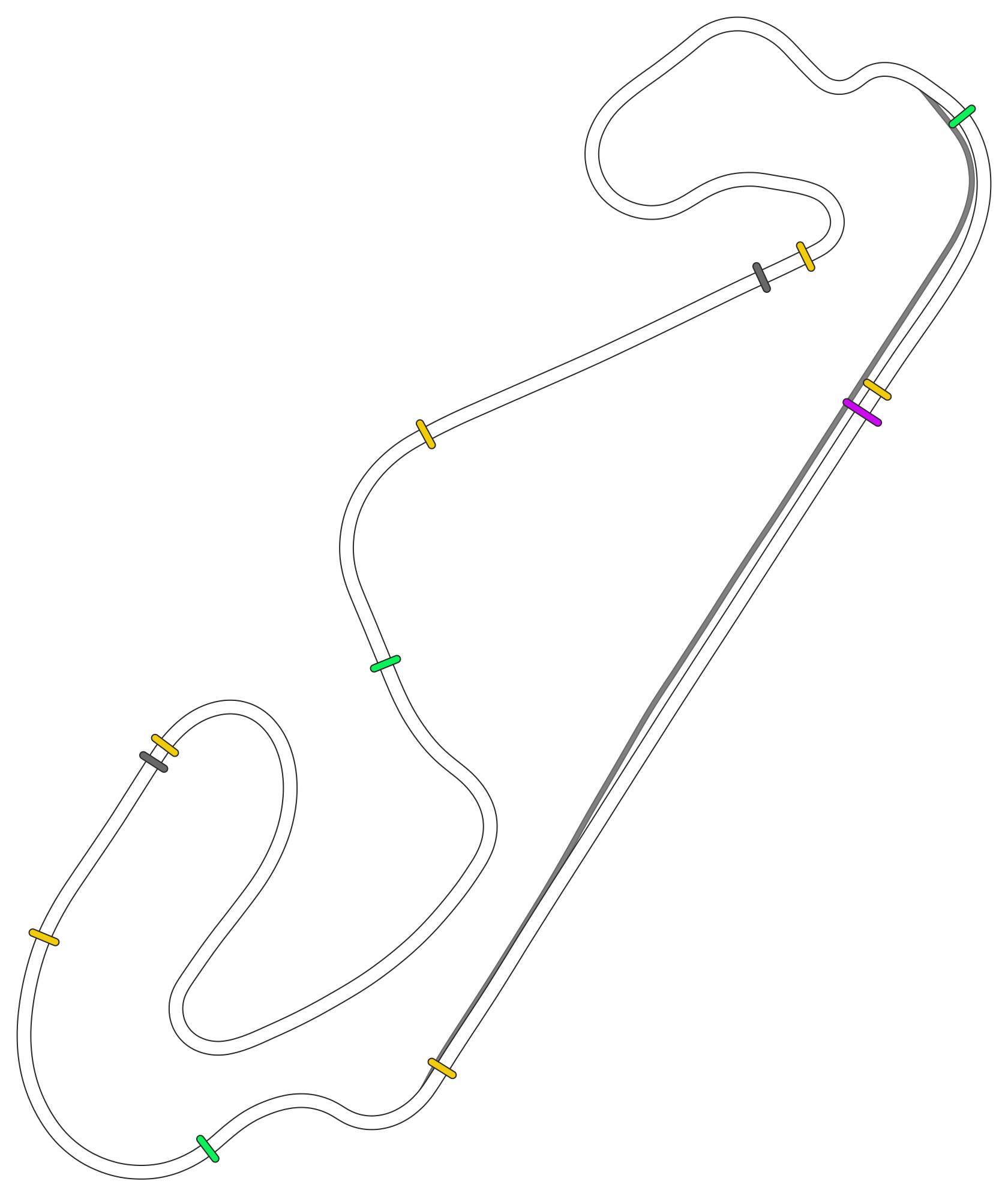 SRV Barcelona layout GP (3xDRS)