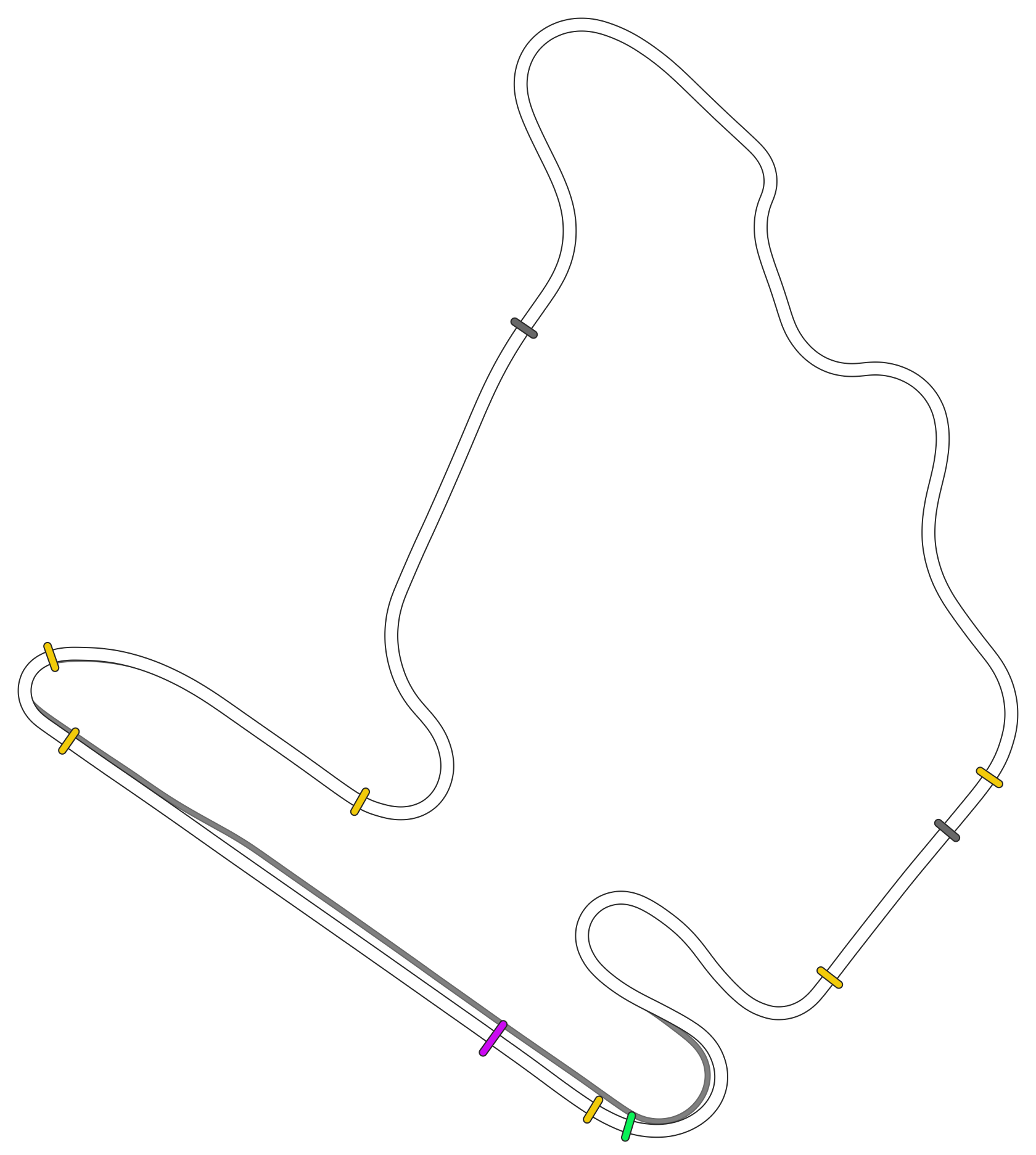 SRV Hungaroring 2023 - Layout GP (3xDRS)