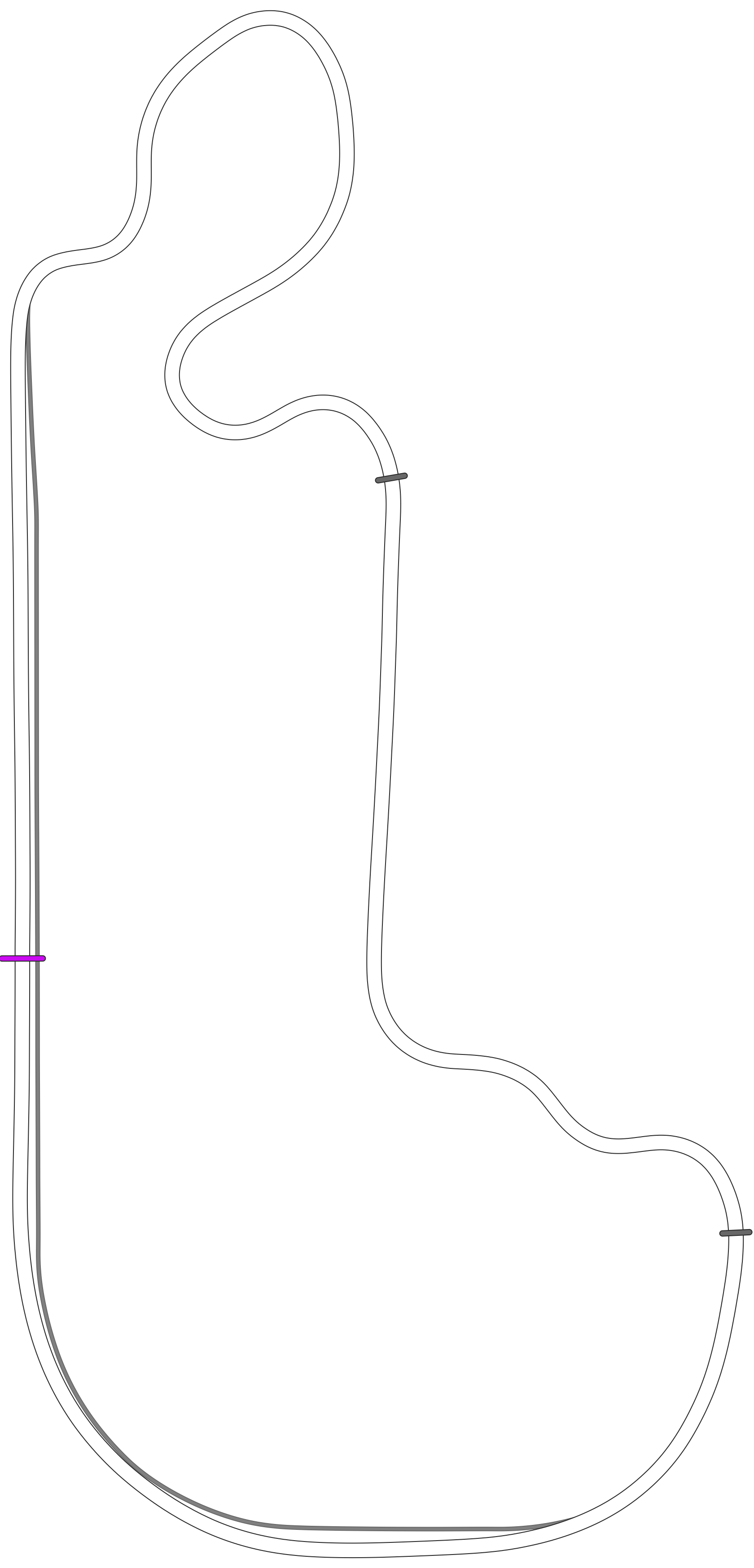 SRV Indianapolis Motor Speedway - Layout F1 GP