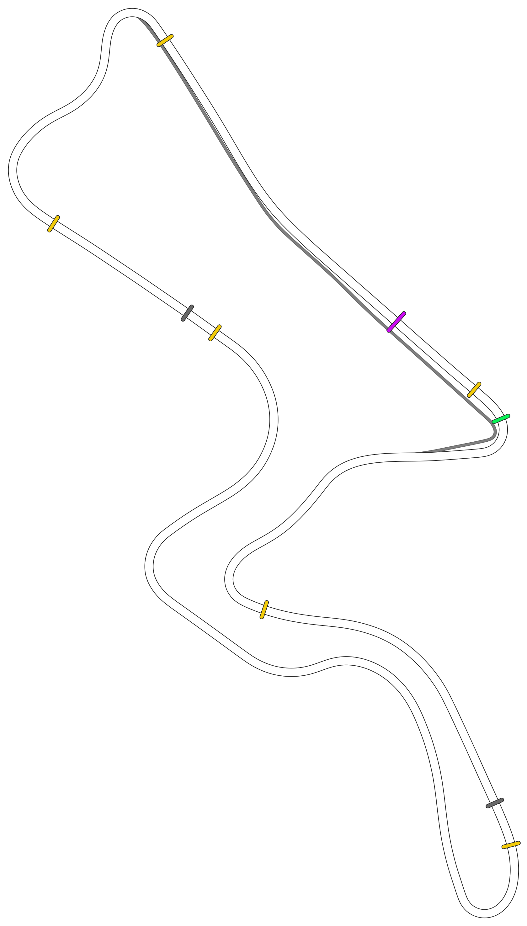 SRV Kyalami - Layout GP (3xDRS)