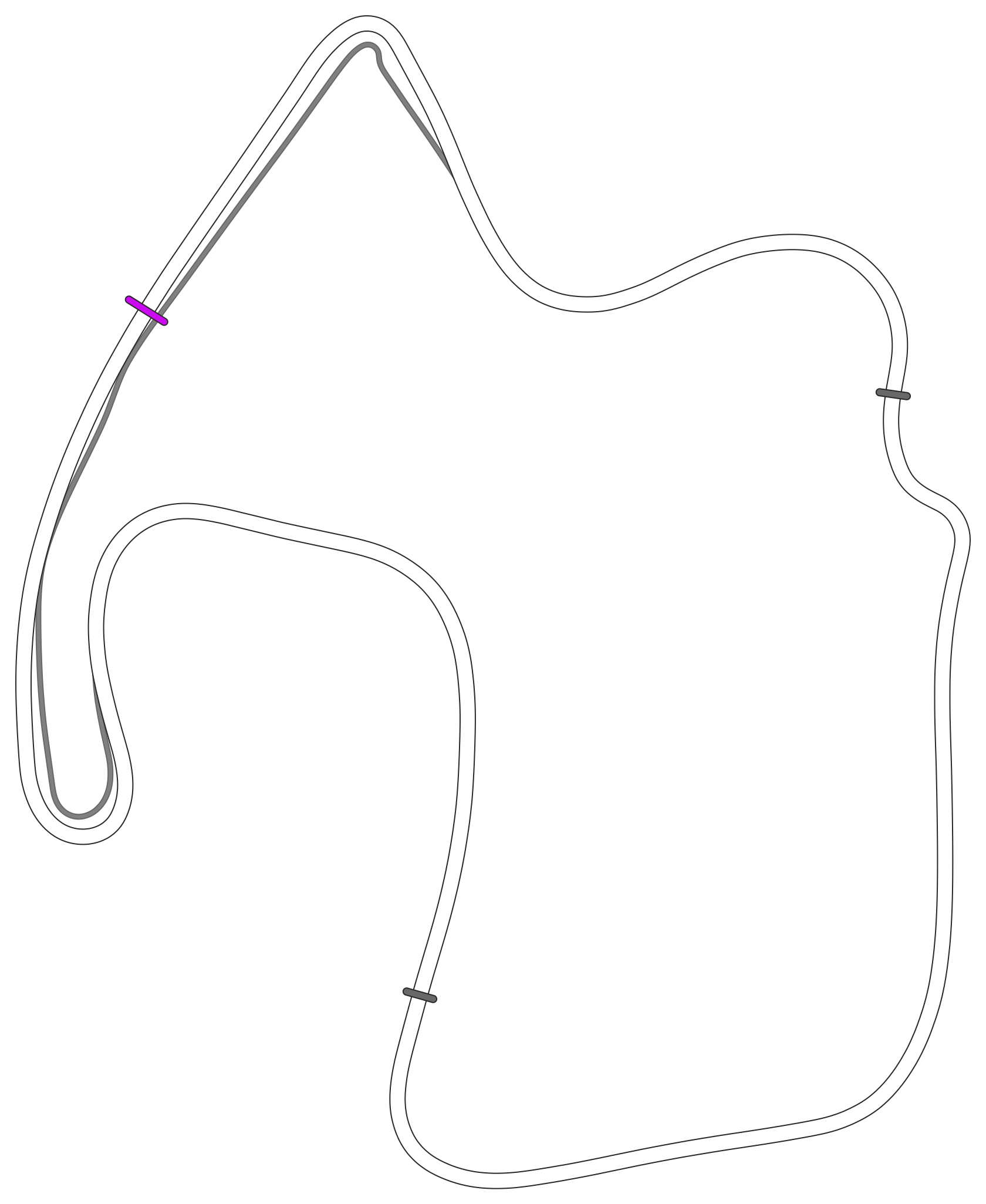 SRV Laguna Seca - Layout GP